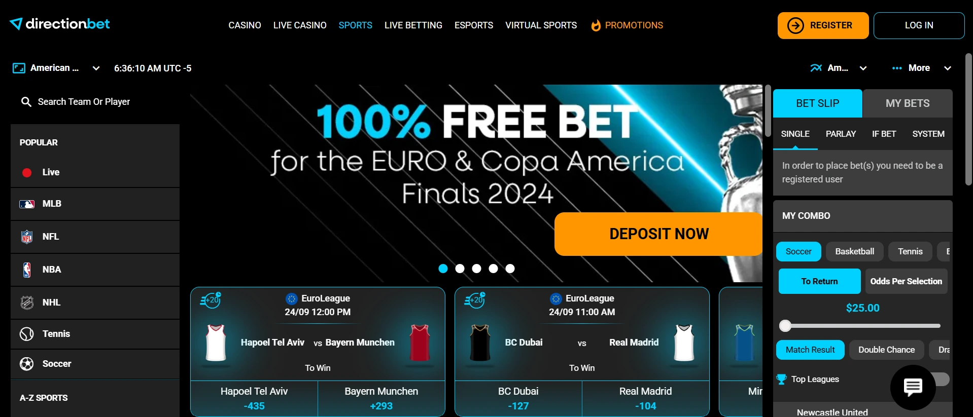 Directionbet gambling site