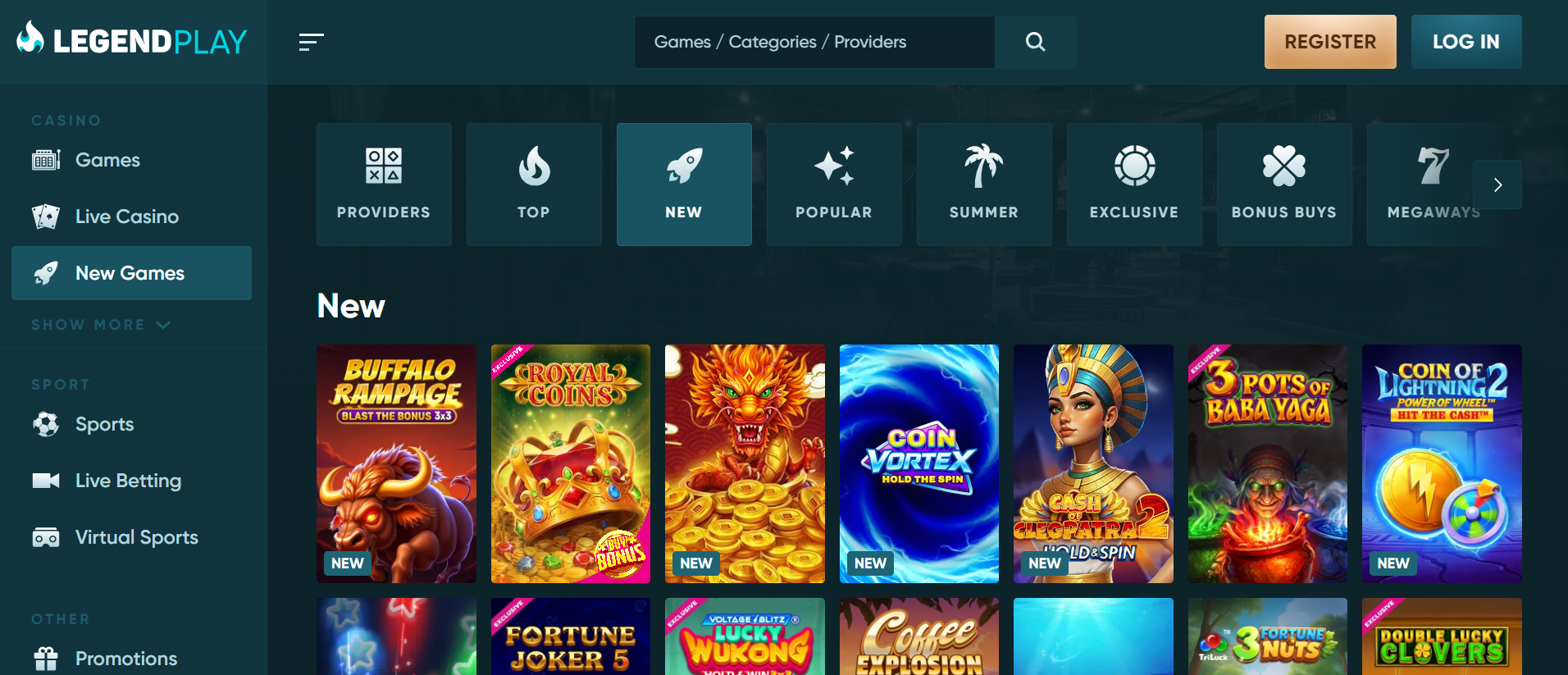 Legendplay online casino