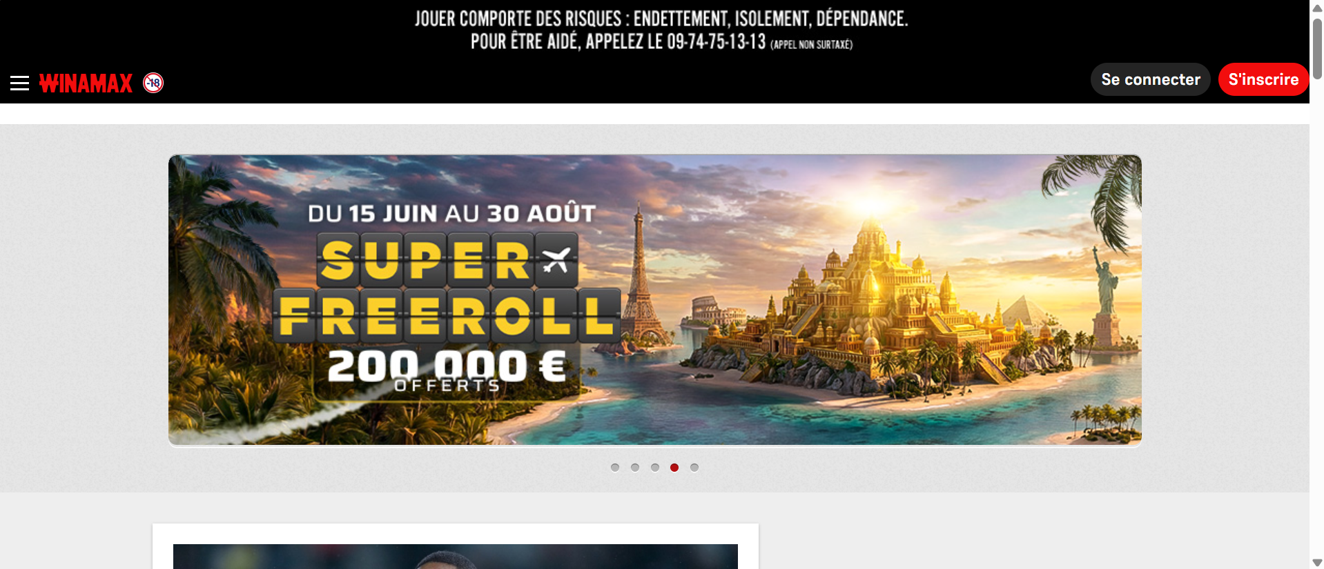 Winamax gambling site